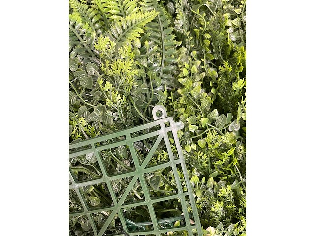 10 m² evergreen - kunstgroen wandbekleding - ongebruikt - afbeelding 4 van  6
