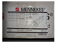 10 mennekes waterdichte contrastekkers - afbeelding 3 van  5