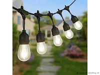 10 meter - e27 - koppelbare prikkabel - ip44 - met stekker (x4)