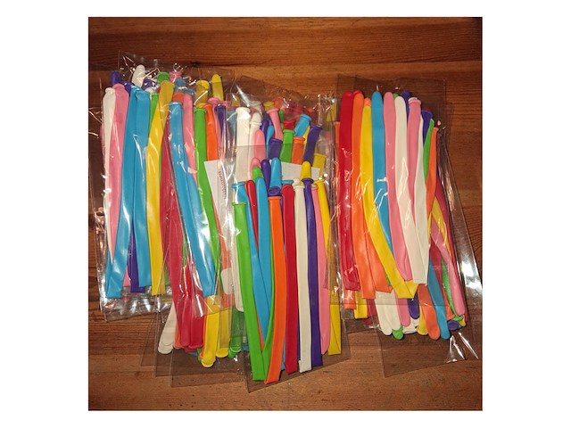 10 pakjes a 10 modelleer balonnen - afbeelding 3 van  3