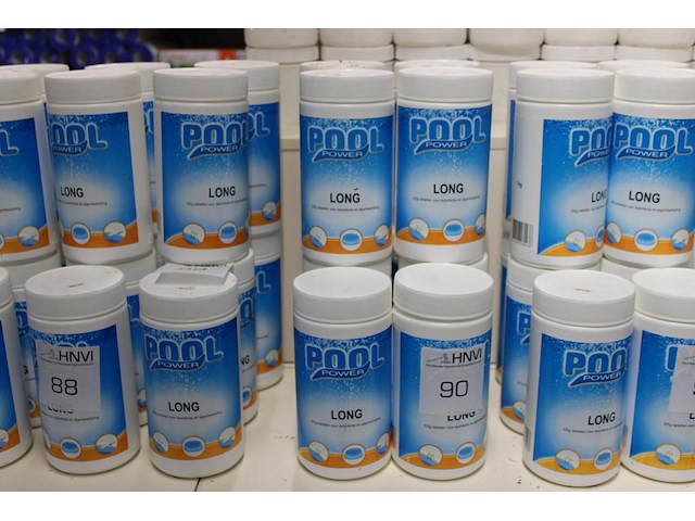 10 potten chloortabletten poolpower. - afbeelding 1 van  3