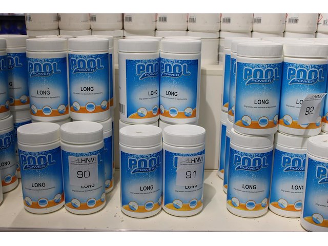 10 potten chloortabletten poolpower. - afbeelding 1 van  3