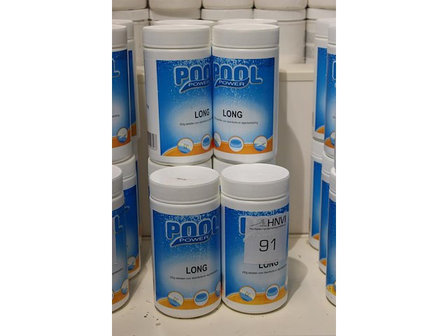 10 potten chloortabletten poolpower. - afbeelding 2 van  3