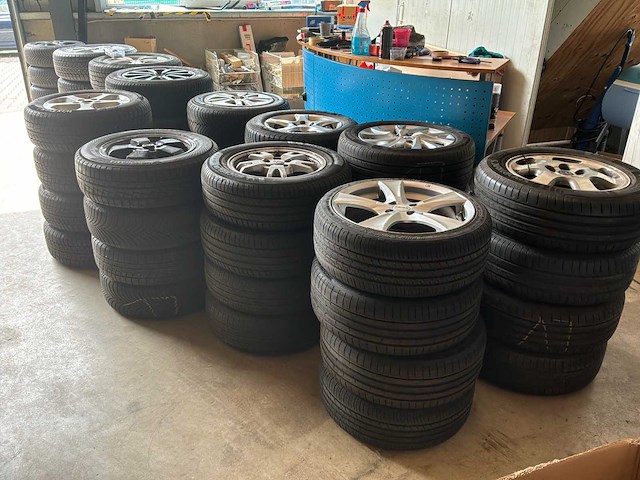 10 sets autoband met velg - afbeelding 12 van  15