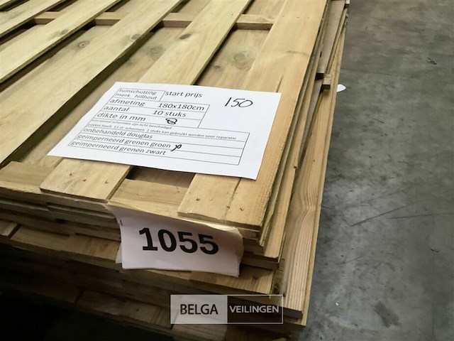 10 stuks tuinschermen hillhout afm 1080x180 - afbeelding 5 van  9