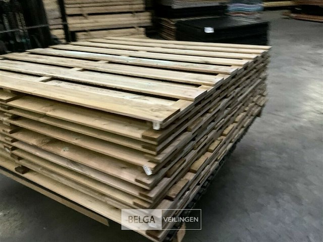 10 stuks tuinschermen hillhout afm 180x180 cm - afbeelding 3 van  8