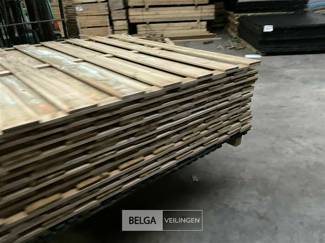 10 stuks tuinschermen hillhout afm 180x180 cm - afbeelding 4 van  8