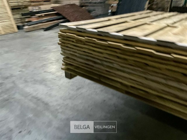 10 stuks tuinschermen hillhout afm 180x180 cm - afbeelding 3 van  11