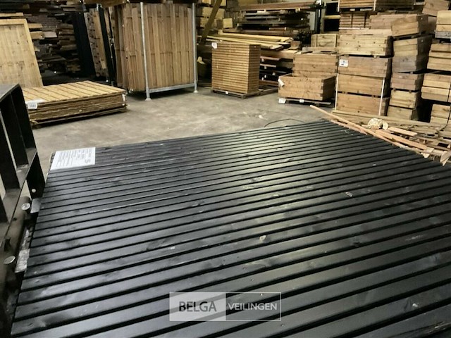 10 stuks tuinschermen hillhout afm 180x180 cm - afbeelding 7 van  7