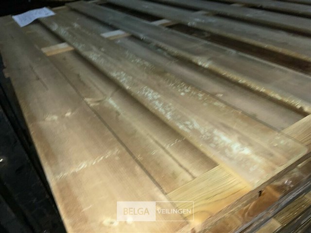 10 stuks tuinschermen hillhout afm 180x180 cm - afbeelding 2 van  10