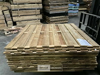 10 stuks tuinschermen hillhout afm 180x180 cm - afbeelding 1 van  10