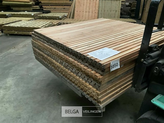 10 stuks tuinschermen hillhout afm 180x180 cm - afbeelding 3 van  10