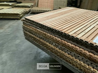 10 stuks tuinschermen hillhout afm 180x180 cm - afbeelding 4 van  10