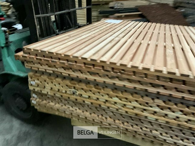 10 stuks tuinschermen hillhout afm 180x180 cm - afbeelding 9 van  10