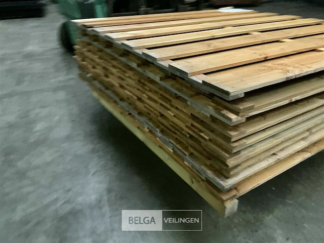 10 stuks tuinschermen hillhout afm 180x180 cm - afbeelding 4 van  8