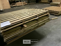 10 stuks tuinschermen hillhout afm 180x180 cm - afbeelding 3 van  8