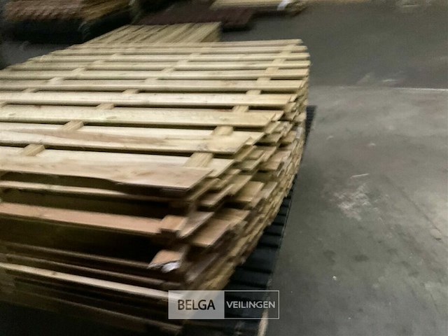 10 stuks tuinschermen hillhout afm 180x180 cm - afbeelding 6 van  8