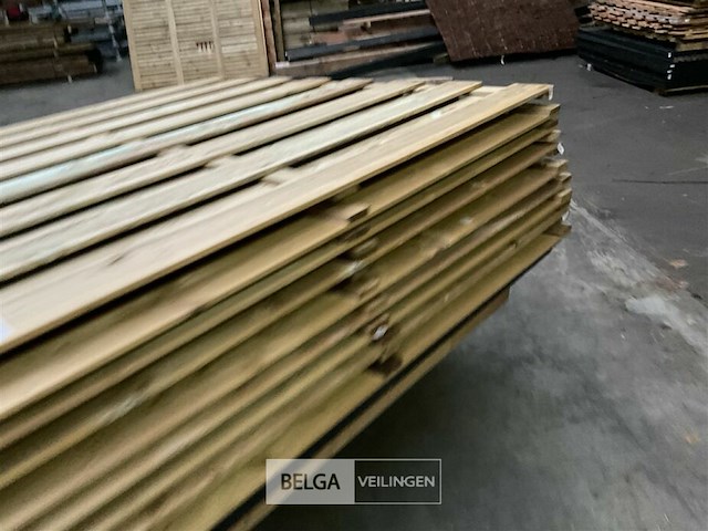 10 stuks tuinschermen hillhout afm 180x180 - afbeelding 3 van  9