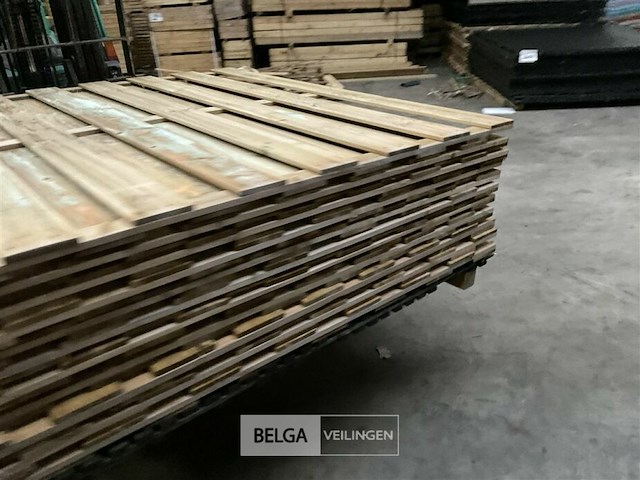 10 stuks tuinschermen hillhout afm 180x180 - afbeelding 5 van  9