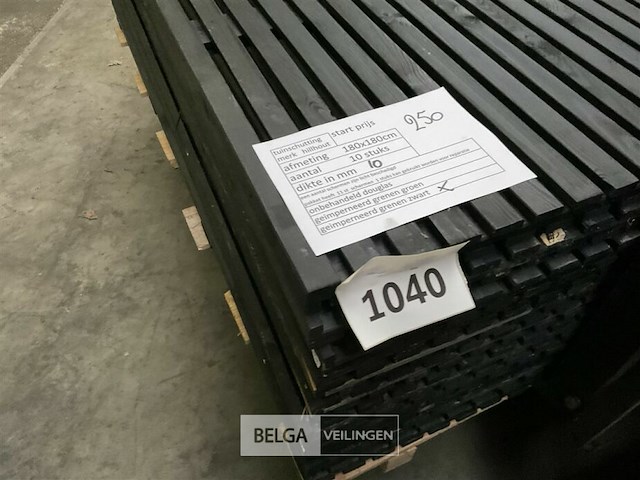 10 stuks tuinschermen hillhout afm 180x180 - afbeelding 3 van  4