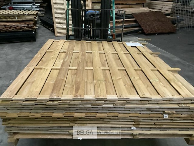 10 stuks tuinschermen hillhout afm 180x180 - afbeelding 1 van  9