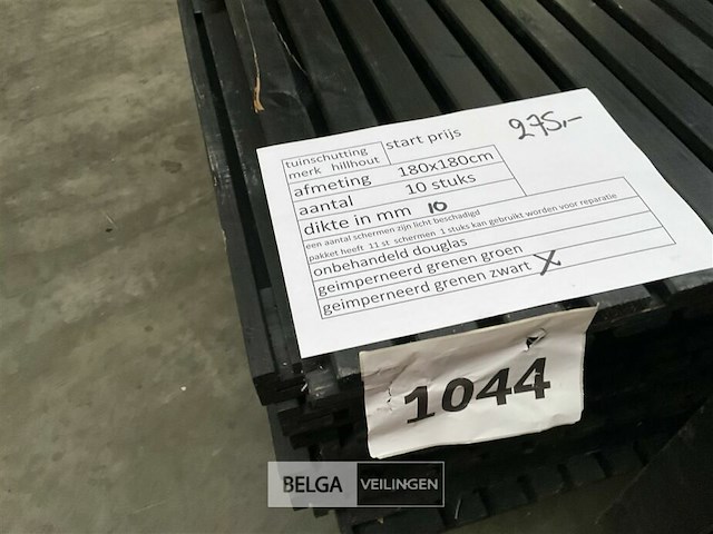 10 stuks tuinschermen hillhout afm 180x180 - afbeelding 6 van  8