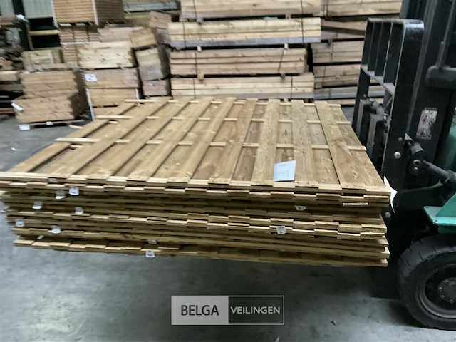 10 stuks tuinschermen hillhout afm 180x180 - afbeelding 2 van  5