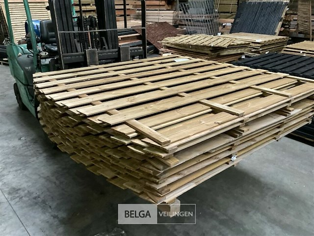 10 stuks tuinschermen hillhout afm 180x180 - afbeelding 3 van  5