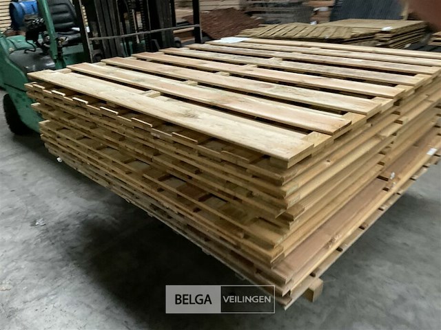 10 stuks tuinschermen hillhout afm 180x180 - afbeelding 2 van  6