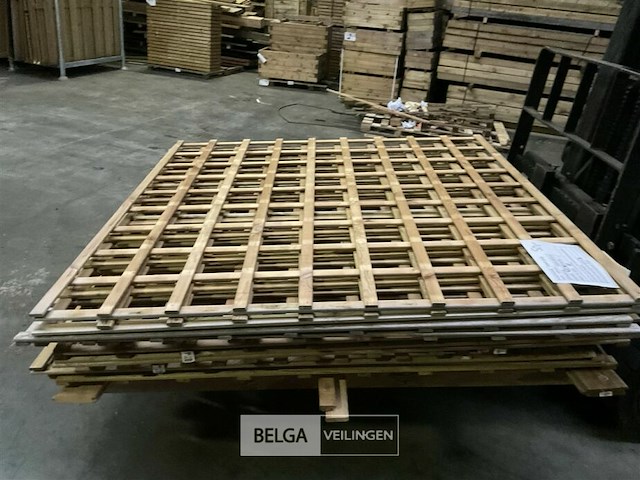 10 stuks tuinschermen hillhout afm 180x180 - afbeelding 1 van  8