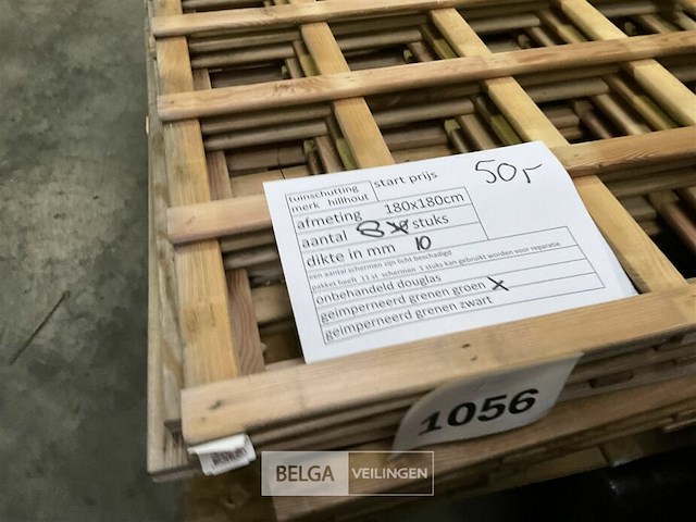 10 stuks tuinschermen hillhout afm 180x180 - afbeelding 6 van  8