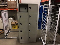 10 vaks lockerkast - afbeelding 1 van  3