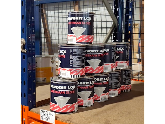 10 x 1 liter hoogglanslak, drenth, lgx, grachtengroen q0.05.10 - afbeelding 1 van  3