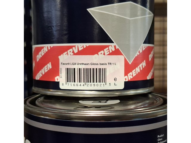 10 x 1 liter hoogglanslak, drenth, lgx, grachtengroen q0.05.10 - afbeelding 3 van  3
