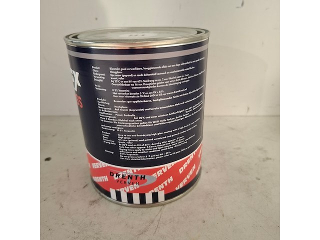 10 x 1 liter hoogglanslak, drenth, lgx n0.15.10, monumentengroen - afbeelding 3 van  5