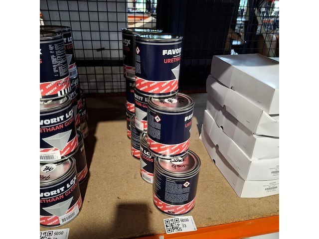 10 x 1 liter hoogglanslak, drenth, lgx, zwart - afbeelding 1 van  5