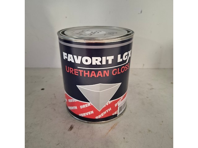 10 x 1 liter hoogglanslak, drenth, lgx, zwart - afbeelding 2 van  5