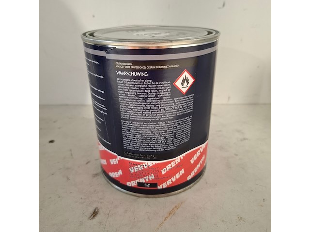 10 x 1 liter hoogglanslak, drenth, lgx, zwart - afbeelding 4 van  5