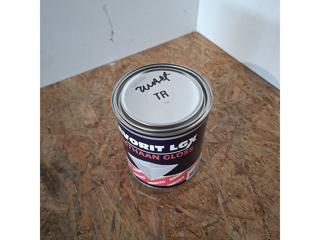 10 x 1 liter hoogglanslak lgx, drenth, zwart - afbeelding 3 van  5