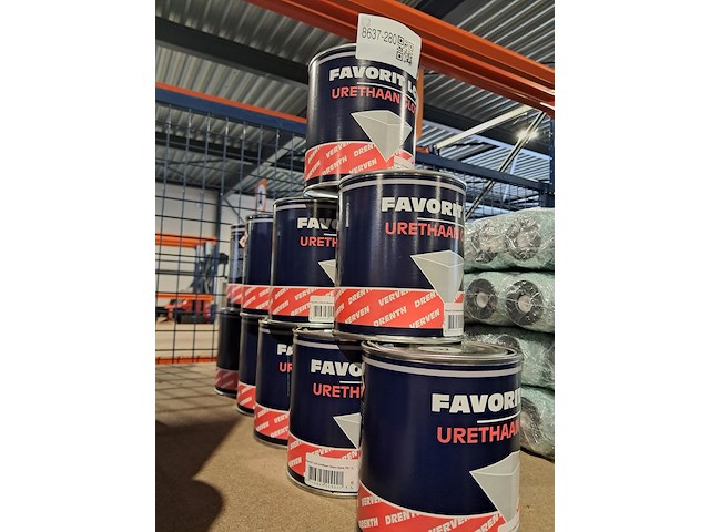 10 x 1 liter hoogglanslak n0.15,10, drenth, lgx, monumentengroen - afbeelding 2 van  6