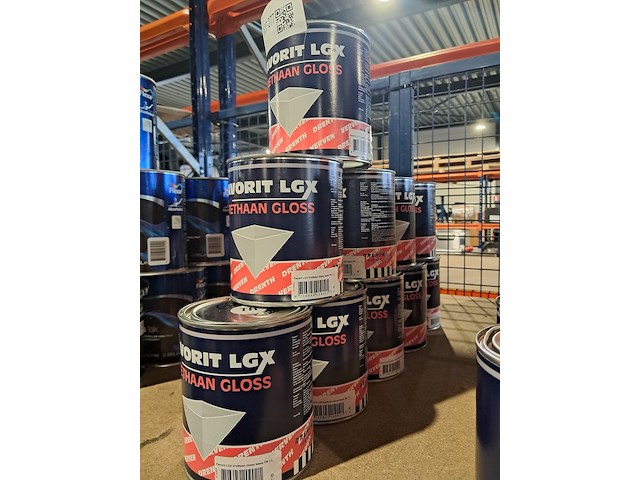 10 x 1 liter hoogglanslak q0.05.10, drenth, lgx, grachtengroen - afbeelding 2 van  6