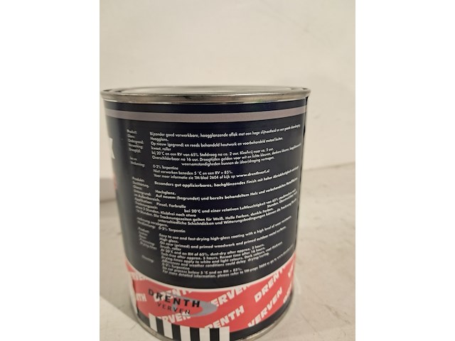 10 x 1 liter hoogglanslak q0.05.10, drenth, lgx, grachtengroen - afbeelding 4 van  6