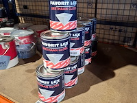 10 x 1 liter lgx hoogglanslak zwart, drenth, zwart - afbeelding 1 van  5