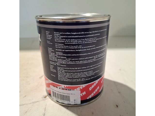 10 x 1 liter lgx hoogglanslak zwart, drenth, zwart - afbeelding 3 van  5
