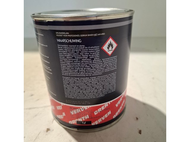 10 x 1 liter lgx hoogglanslak zwart, drenth, zwart - afbeelding 4 van  5