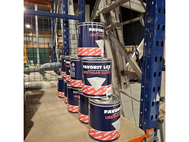 10 x 1l hoogglanslak lgx drenth, n0.15.10 monumentengroen - afbeelding 1 van  5