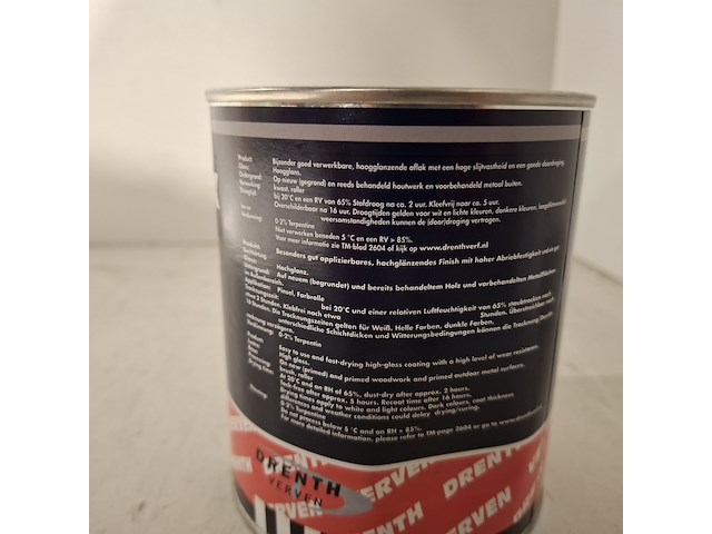 10 x 1l hoogglanslak lgx drenth, q0.05.10 grachtengroen - afbeelding 3 van  5