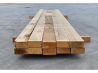 10 x afrikaans eiken 60 x 130mm, lengte 360 / 390cm