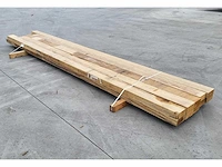 10 x afrikaans eiken 60 x 130mm, lengte 360 / 390cm - afbeelding 4 van  4