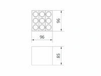 10 x artemida 20 watt led opbouw spots wit - afbeelding 2 van  6